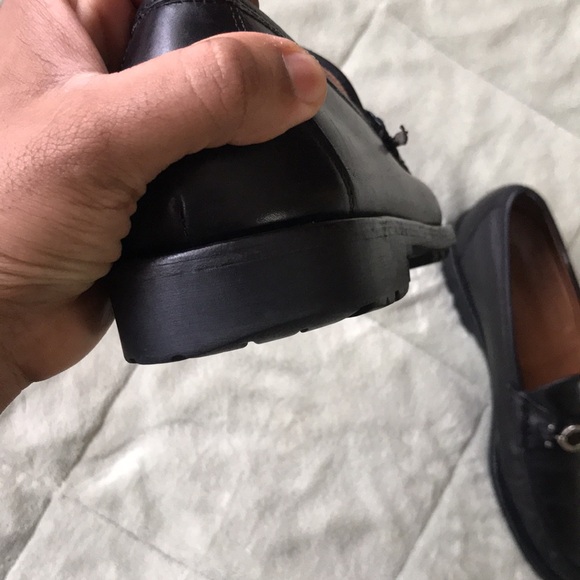 Salvatore Ferragamo Black Leather Loafers Mens Size 8 main image 9